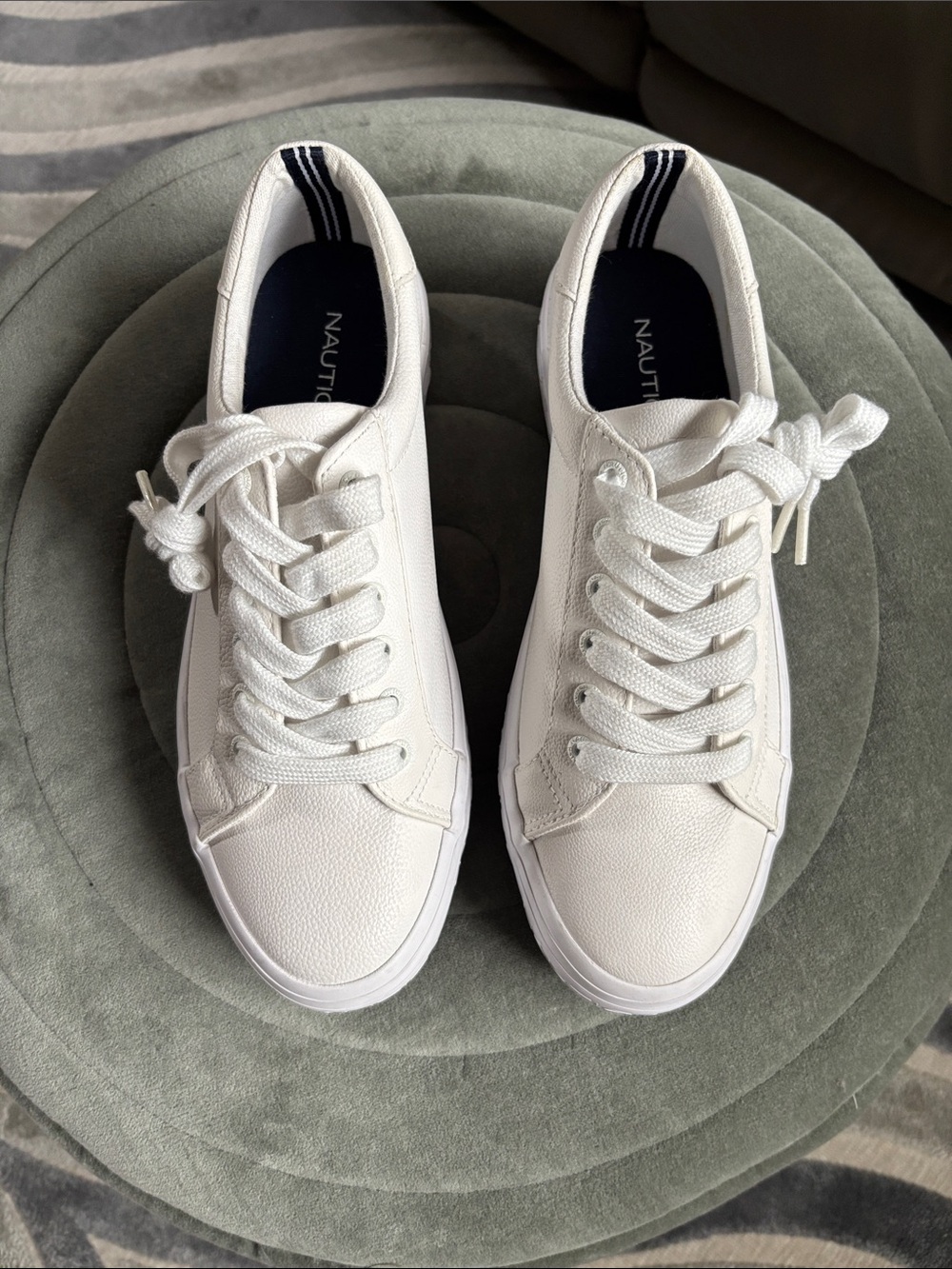 Nautica Women's White Casual Sneakers—-NWOT